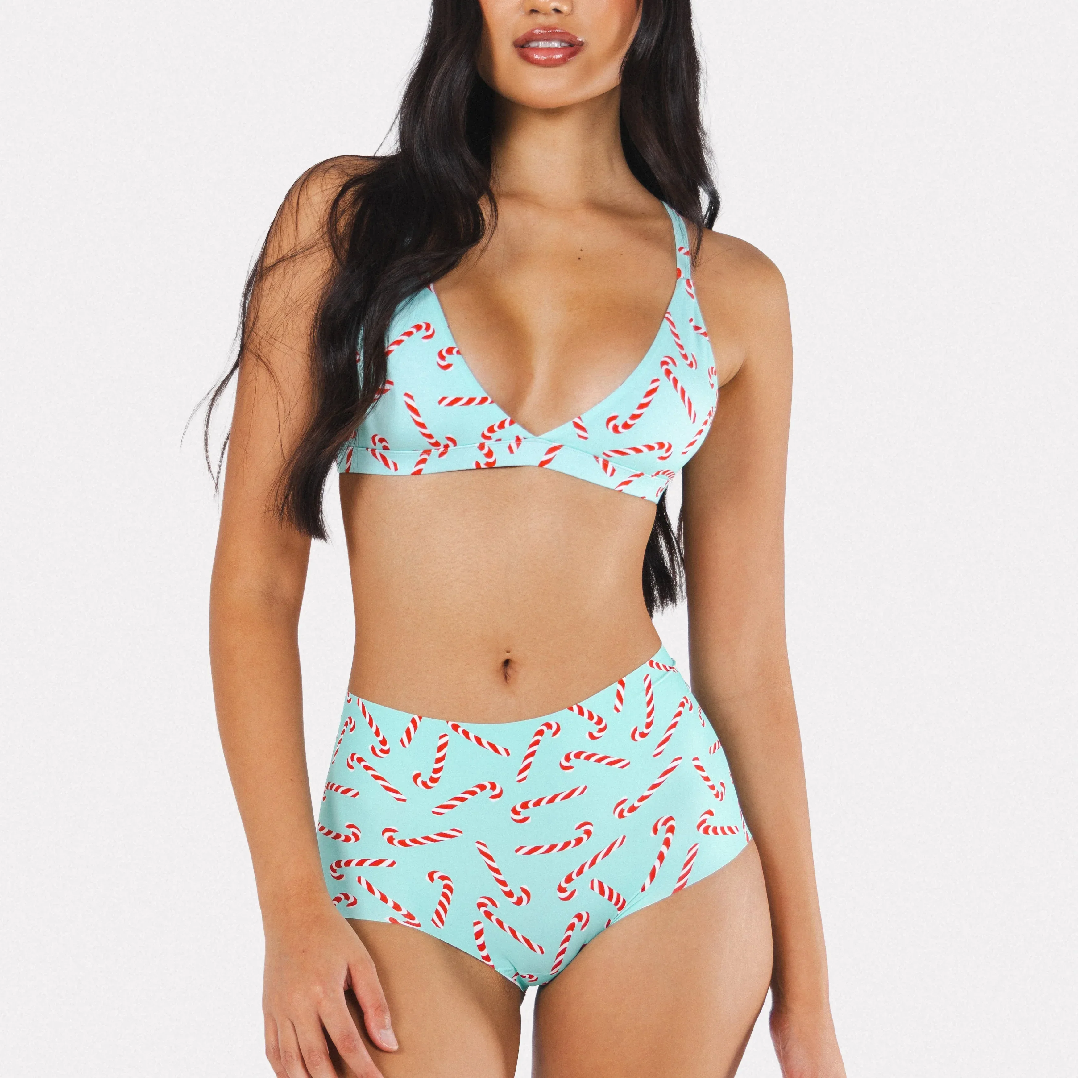 The Peppermint Pimp Canes | Candy Cane Women’s Seamless Boyshort - Image 6